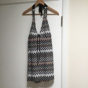 Perry Ellis Crochet Swim Suite Coverup/ Dress